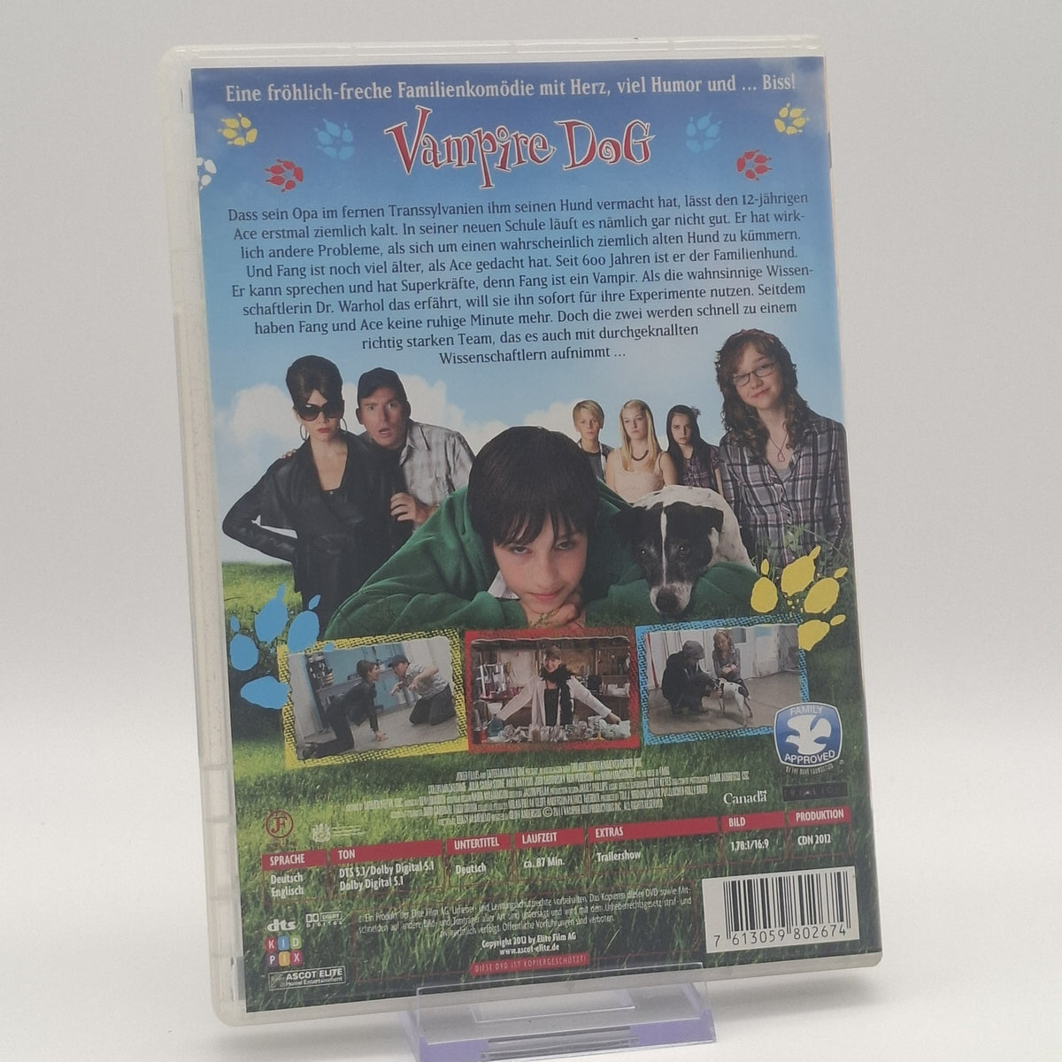 Vampire Dog - 2012 - Mit Wendecover - Familienfilm - DVD - Film - Zustand Gut