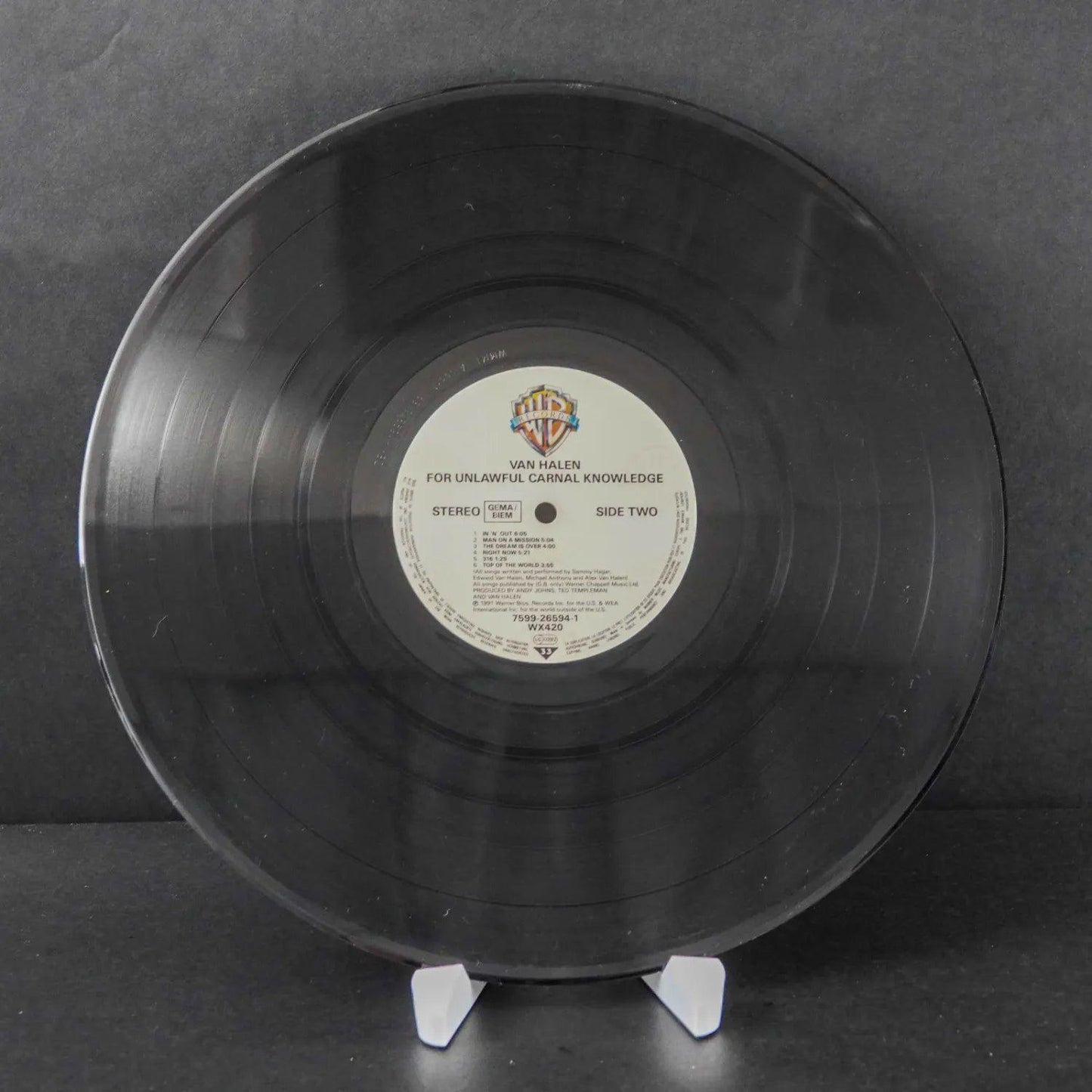 van-halen-for-unlawful-carnal-knowledge-1991-schallplatte-vinyl-nm-g-6 - Utopia Collectibles