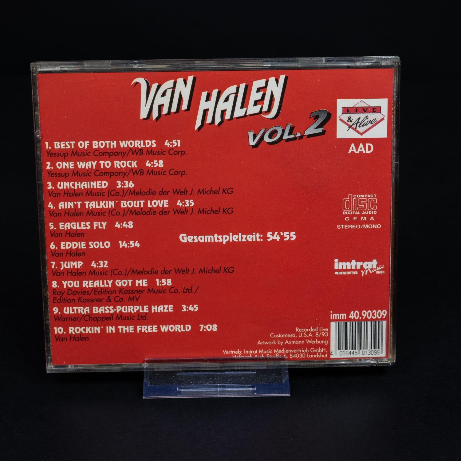 van-halen-original-live-recorded-vol-2-cd-nm-vg-3 - Utopia Collectibles