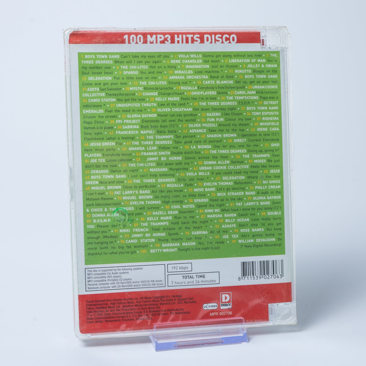 Various - 100 Hits Disco - 2005 MP3 CD Compilation - Album - Musik-CD - Neu