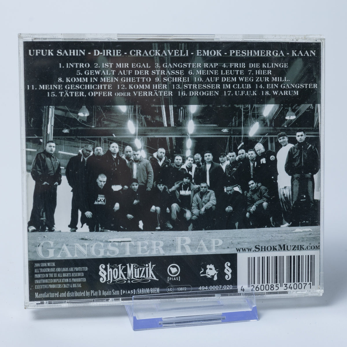 Various - Gangster Rap - Shok Muzik - 2006 - Rap & Hip-Hop - CD - Gebraucht