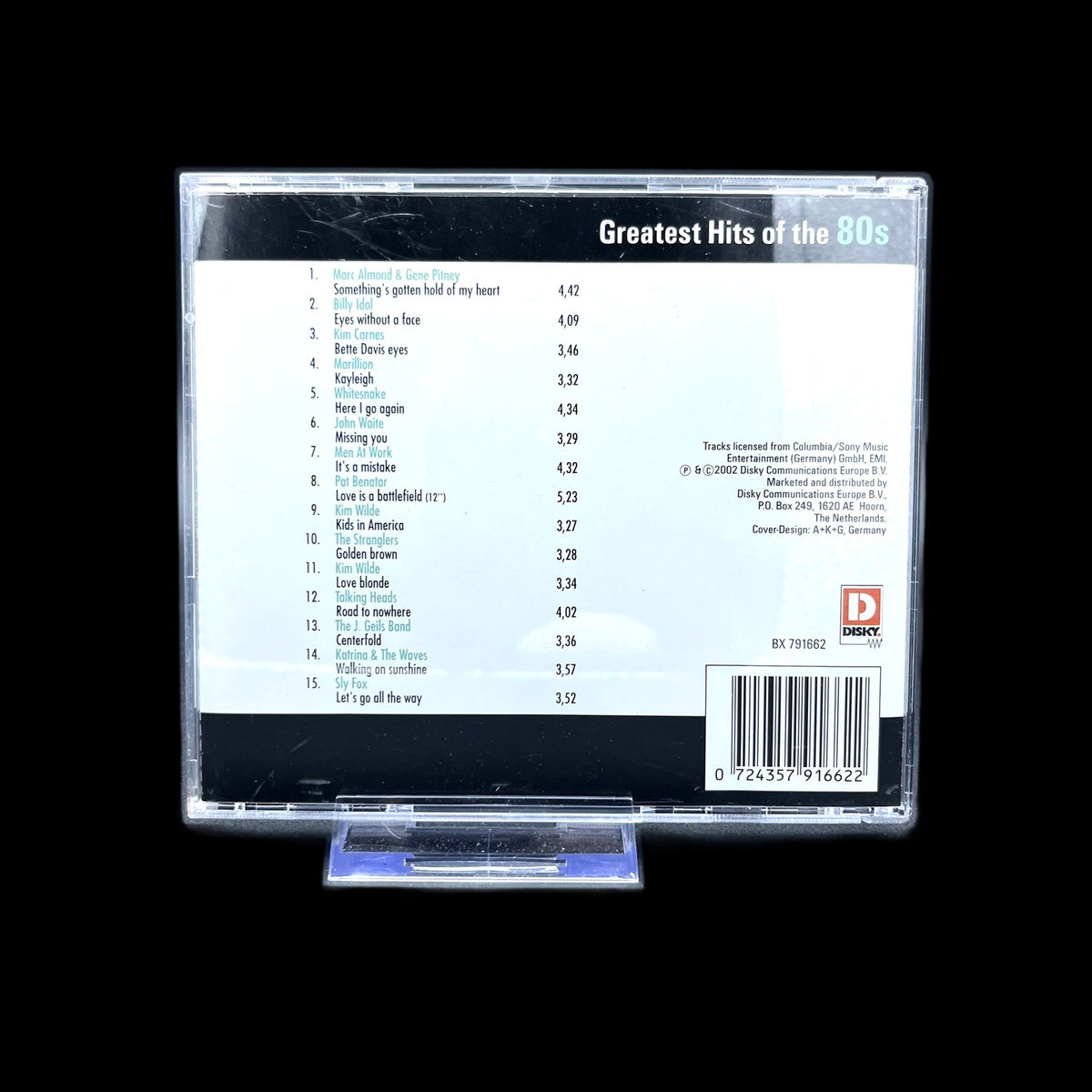 Various - Greatest Hits of the 80's - 2002 - CD - Pop - Album - Gebraucht