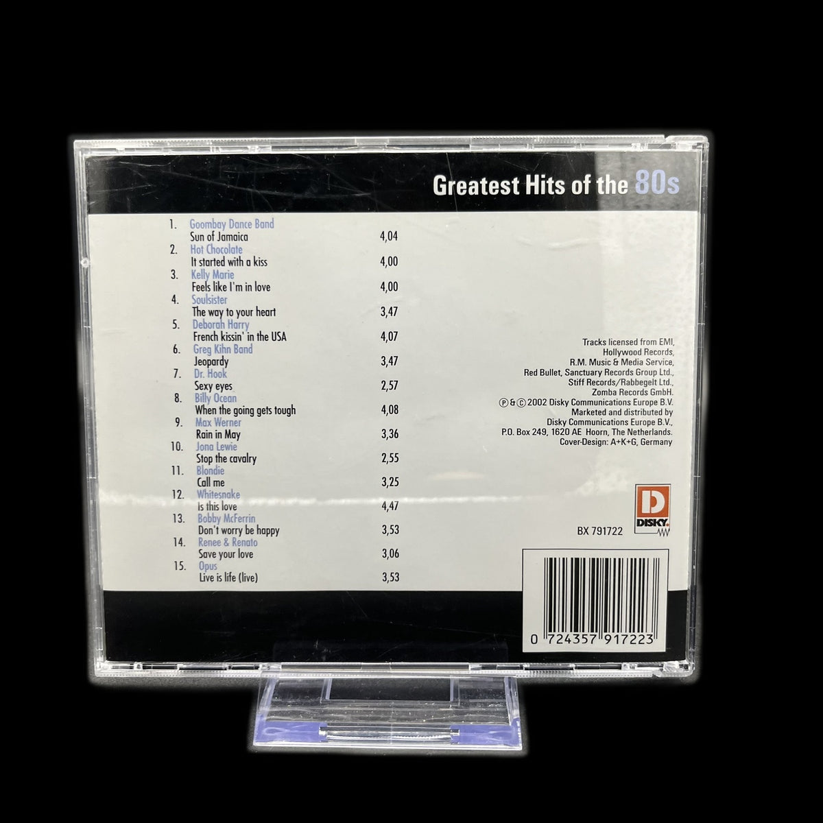 Various - Greatest Hits of the 80's - 2002 - CD - Pop - Album - Gebraucht
