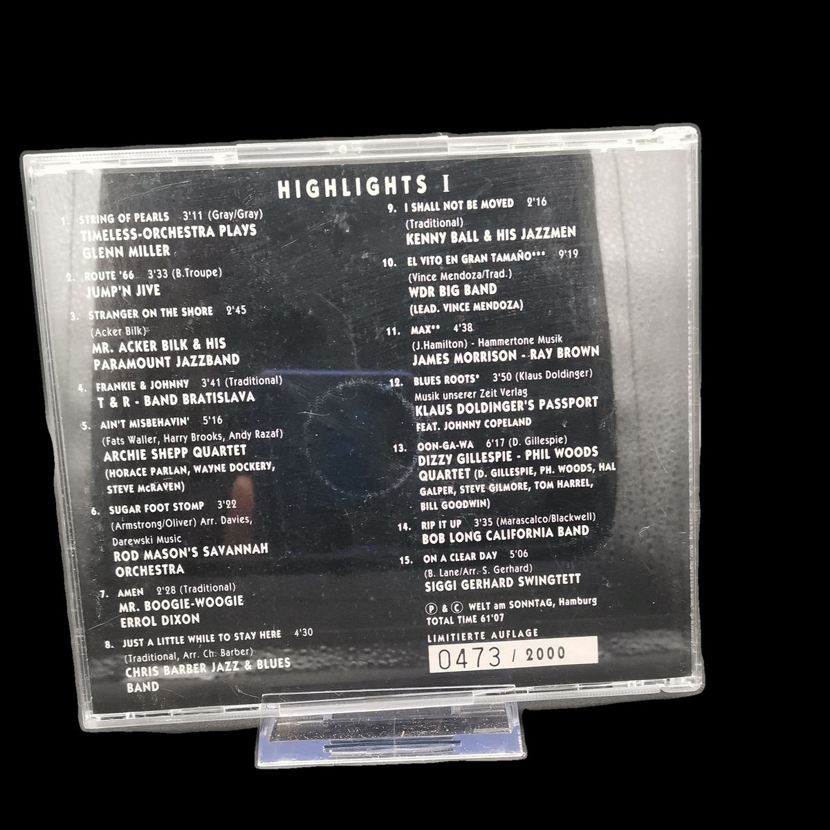 Various - Jazz im Zentrum - Highlights I - Welt am S - CD - Album - Gebraucht