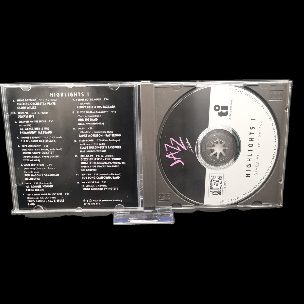 Various - Jazz im Zentrum - Highlights I - Welt am S - CD - Album - Gebraucht