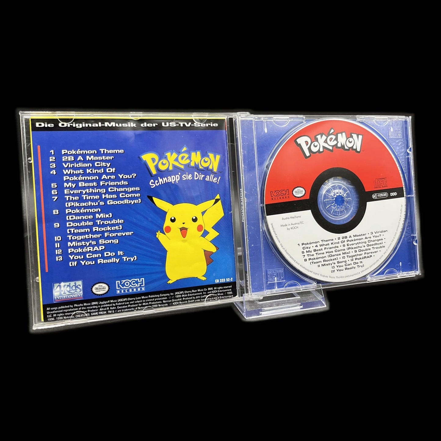Various - Pokémon - Die Original-Musik der US-TV-Serie - 1999 - CD - Gebraucht