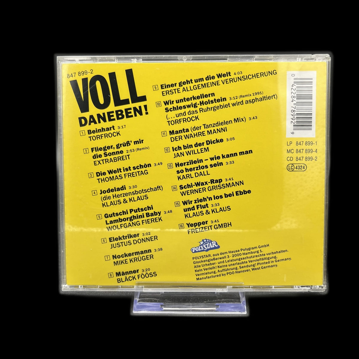 Various - Voll Daneben! - Komödie Sampler - Polystar 1991 - CD - Gebraucht