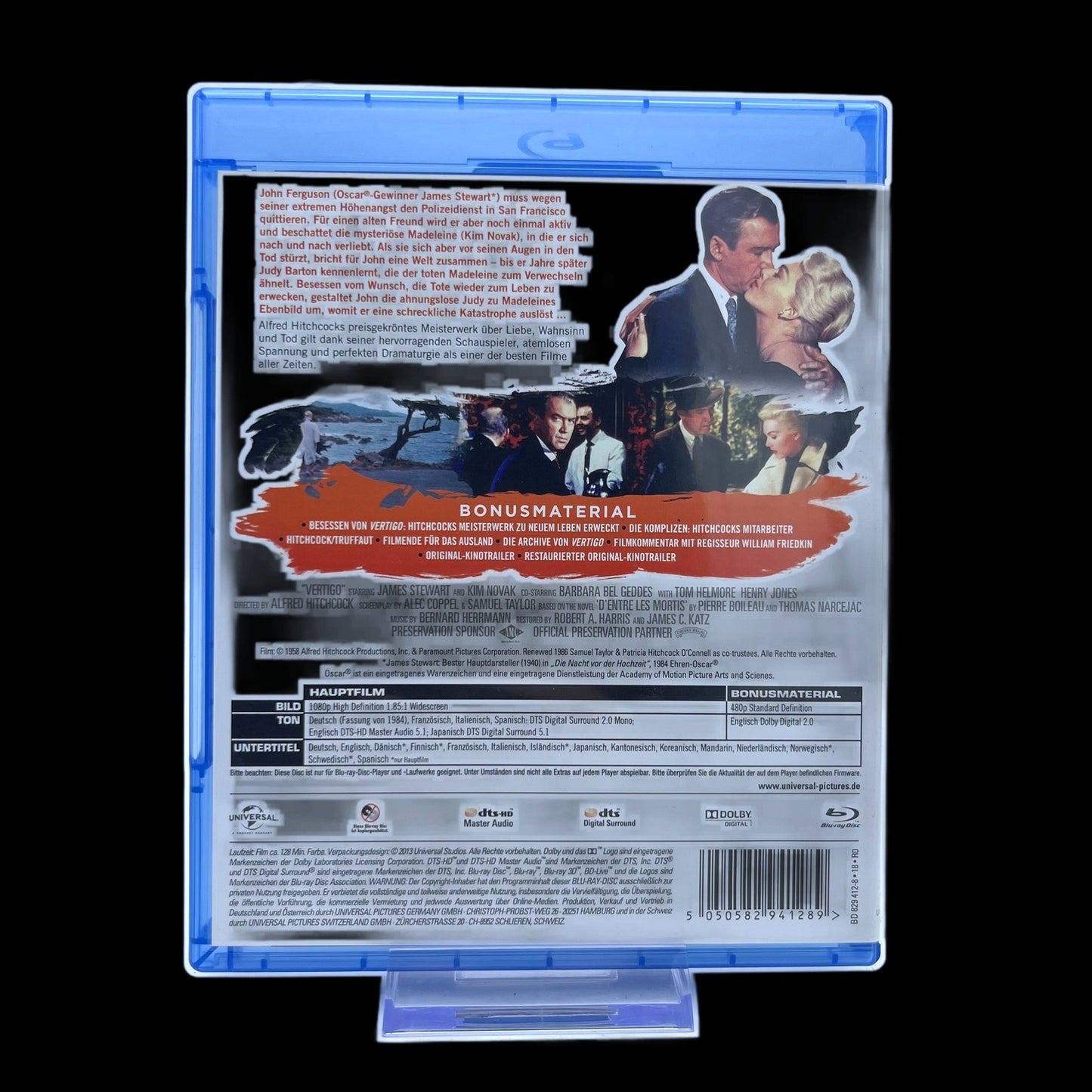 Vertigo - Alfred Hitchcock - Blu-Ray - Thriller & Mystery - Film - Gebraucht
