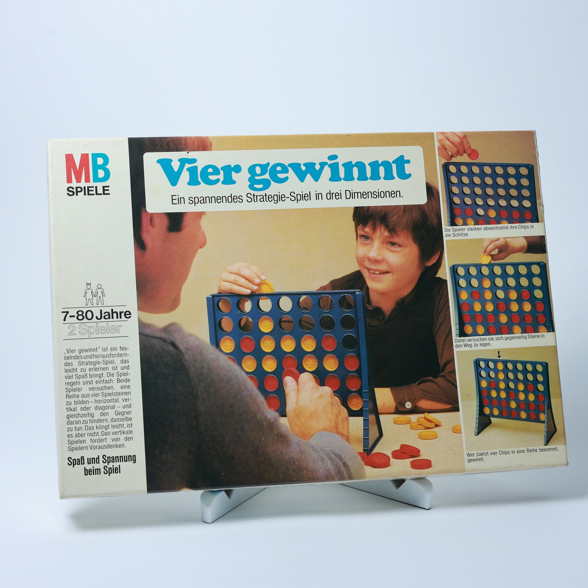Vier Gewinnt - MB Spiele - Original 1975 - Vollständig - Zustand Sehr Gut