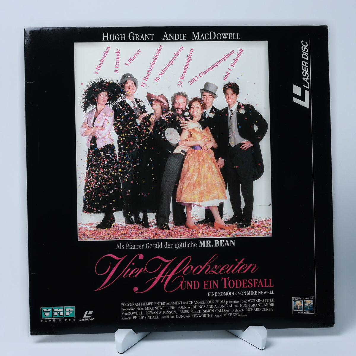 Vier Hochzeiten und ein Todesfall - 1995 - Hugh Grant - LaserDisc - Zustand Gut
