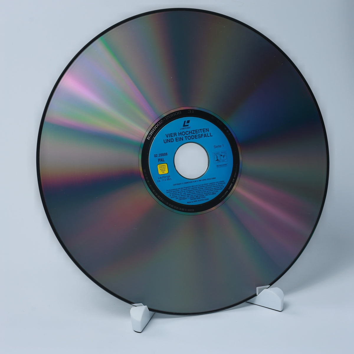 Vier Hochzeiten und ein Todesfall - 1995 - Hugh Grant - LaserDisc - Zustand Gut