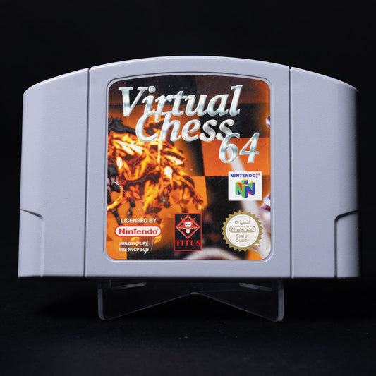 Virtual Chess - Nintendo 64 N64 Spiel - PAL/EUR - Nur Modul - Zustand Sehr Gut