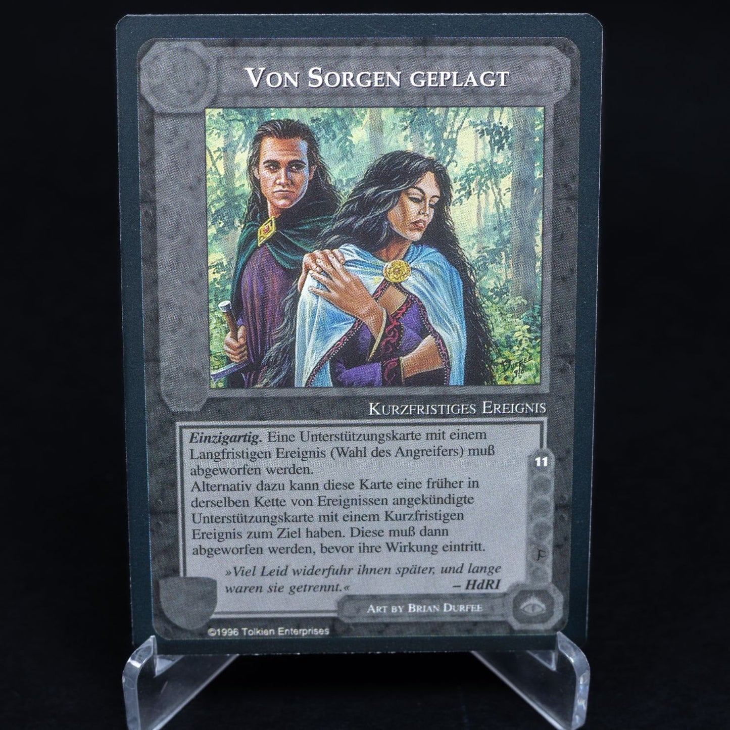 Von Sorgen geplagt - Middle Earth / Herr der Ringe CCG (MECCG) - DE / Limited