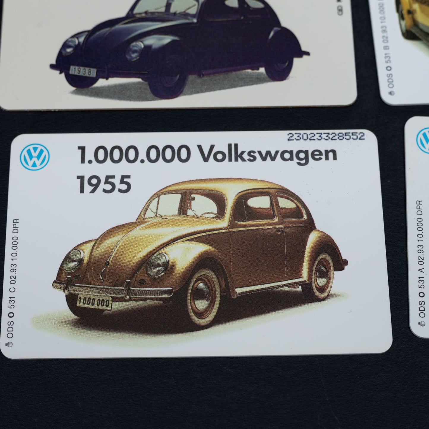 VW Telefonkarten - Stifung Auto-Museum Volkswagen - 5 Stück (1x Holografisch)