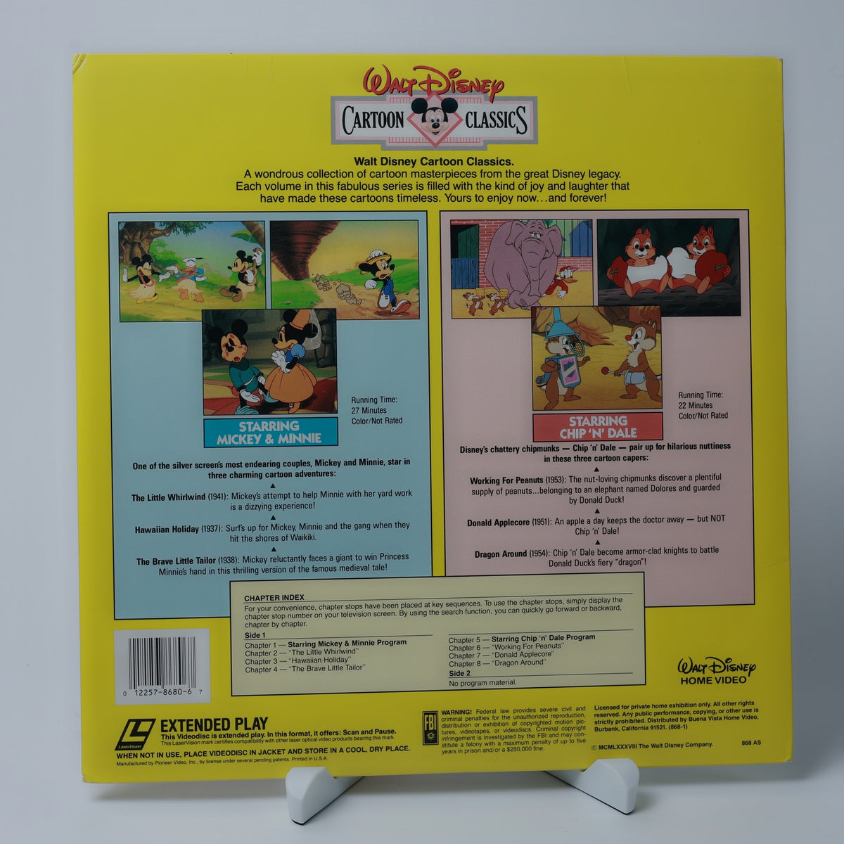 Walt Disney Cartoon Classics - Mickey & Minnie / Chip 'N' Dale - Zust. Sehr Gut
