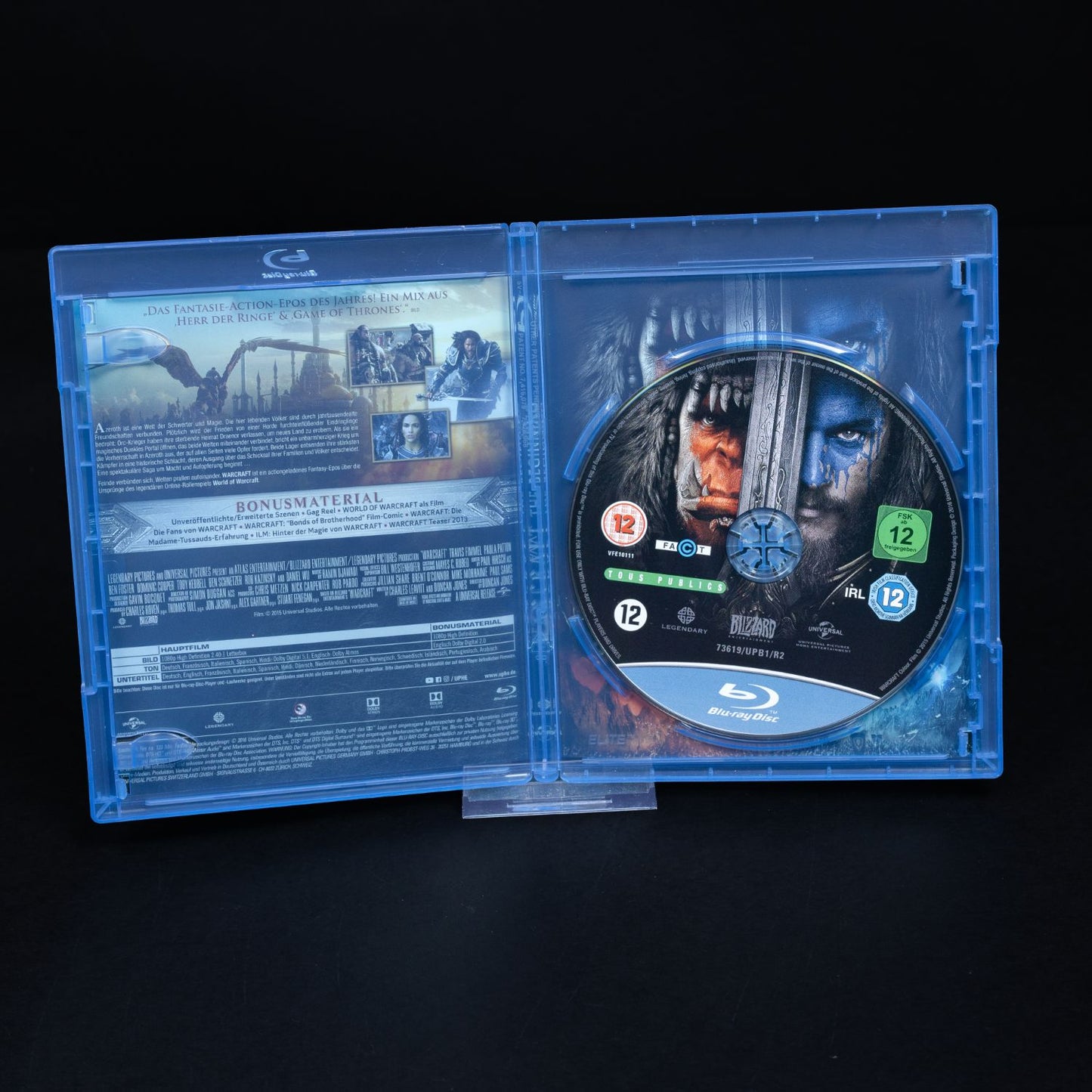 Warcraft - The Beginning - Blu-Ray Fantasy Epos - Zustand Sehr Gut