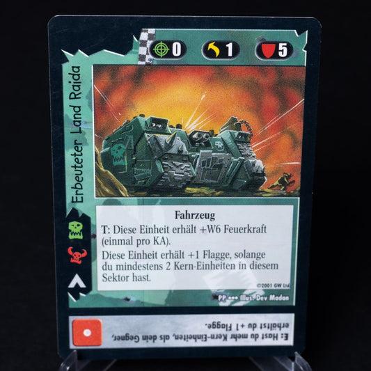 Warhammer 40K CCG: Erbeuteter Land Raida - Pandora Prime - Rare - EX