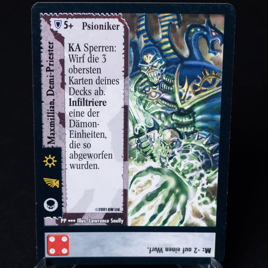 Warhammer 40K CCG: Maximillian, Demi-Priester - Pandora Prime - Rare - NM