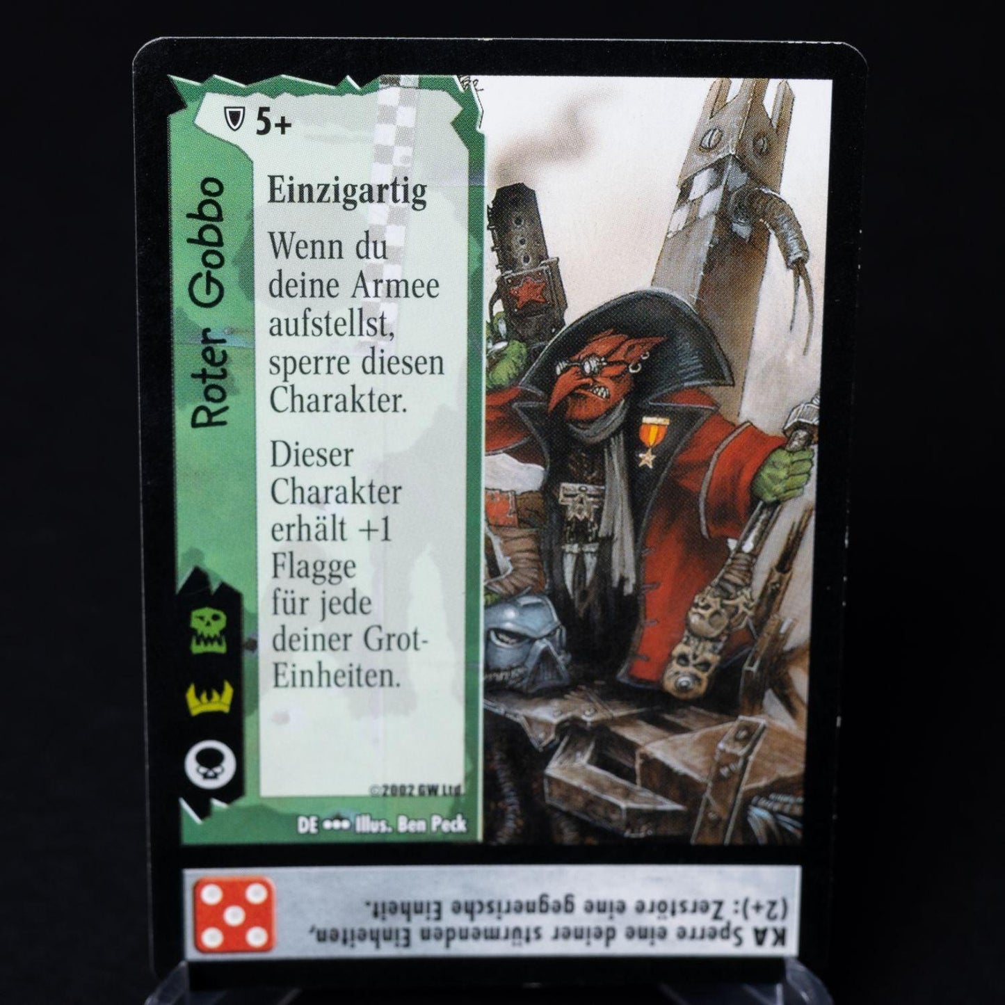 Warhammer 40K CCG: Roter Gobbo - Dark Entrants - Rare - EX