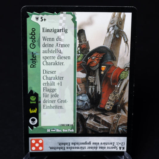 Warhammer 40K CCG: Roter Gobbo - Dark Entrants - Rare - EX