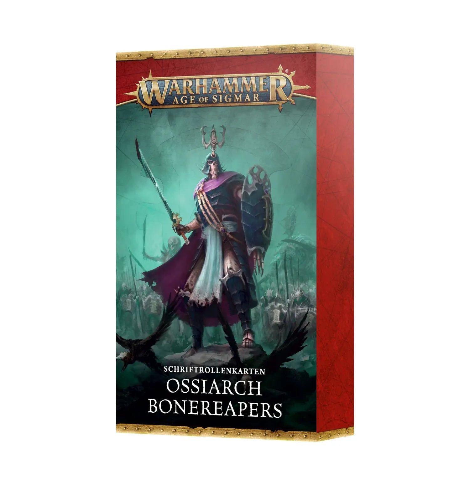 warhammer-age-of-sigmar-ossiarch-bonereapers-warscroll-cards - Utopia Collectibles