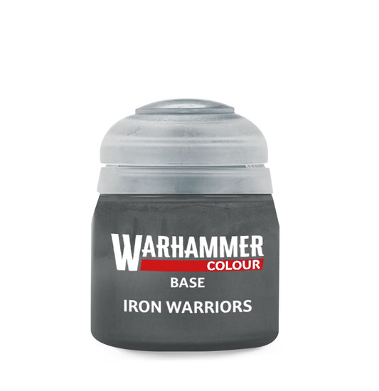 Warhammer Colour Base: Iron Warriors 12ml Tabletop Modellbau Farbe