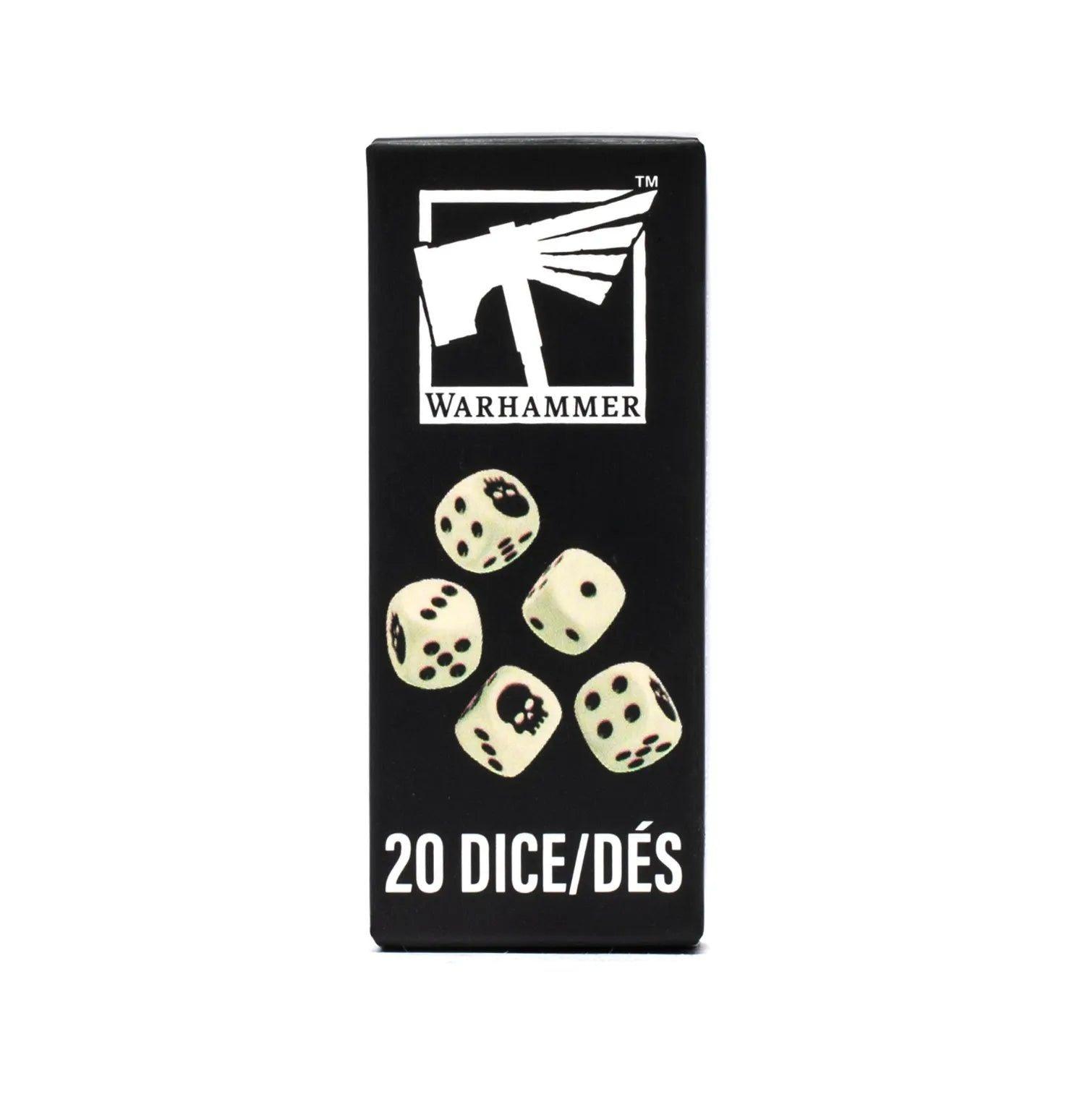 warhammer-dice-wuerfel-20-stueck-warhammer-40000-age-of-sigmar - Utopia Collectibles