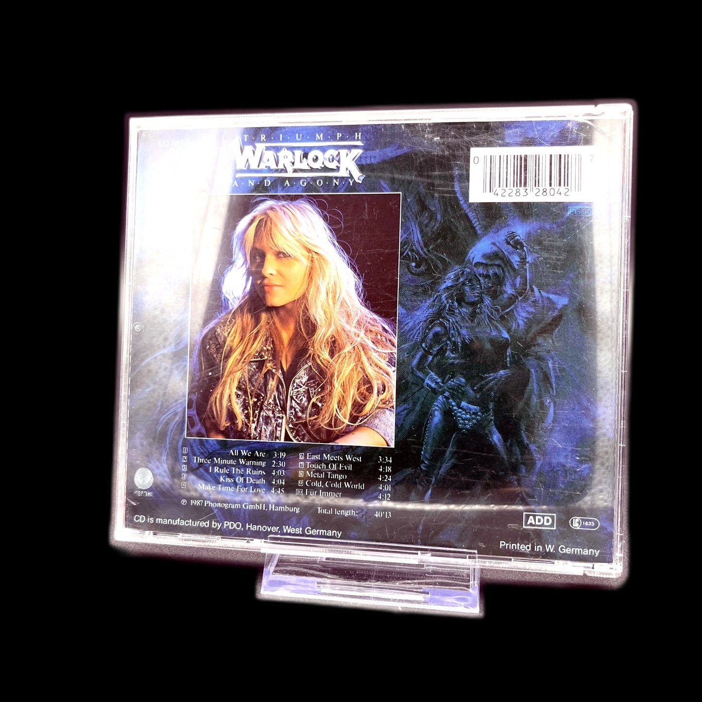 Warlock - Triumph and Agony - 1987 - CD - Heavy Metal Album - Gebraucht