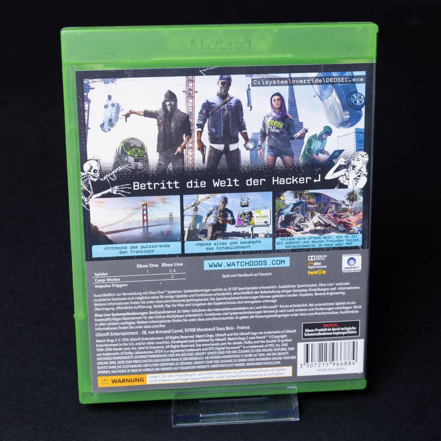 watchdogs-2-xbox-one-spiel-cib-zustand-sehr-gut-2 - Utopia Collectibles