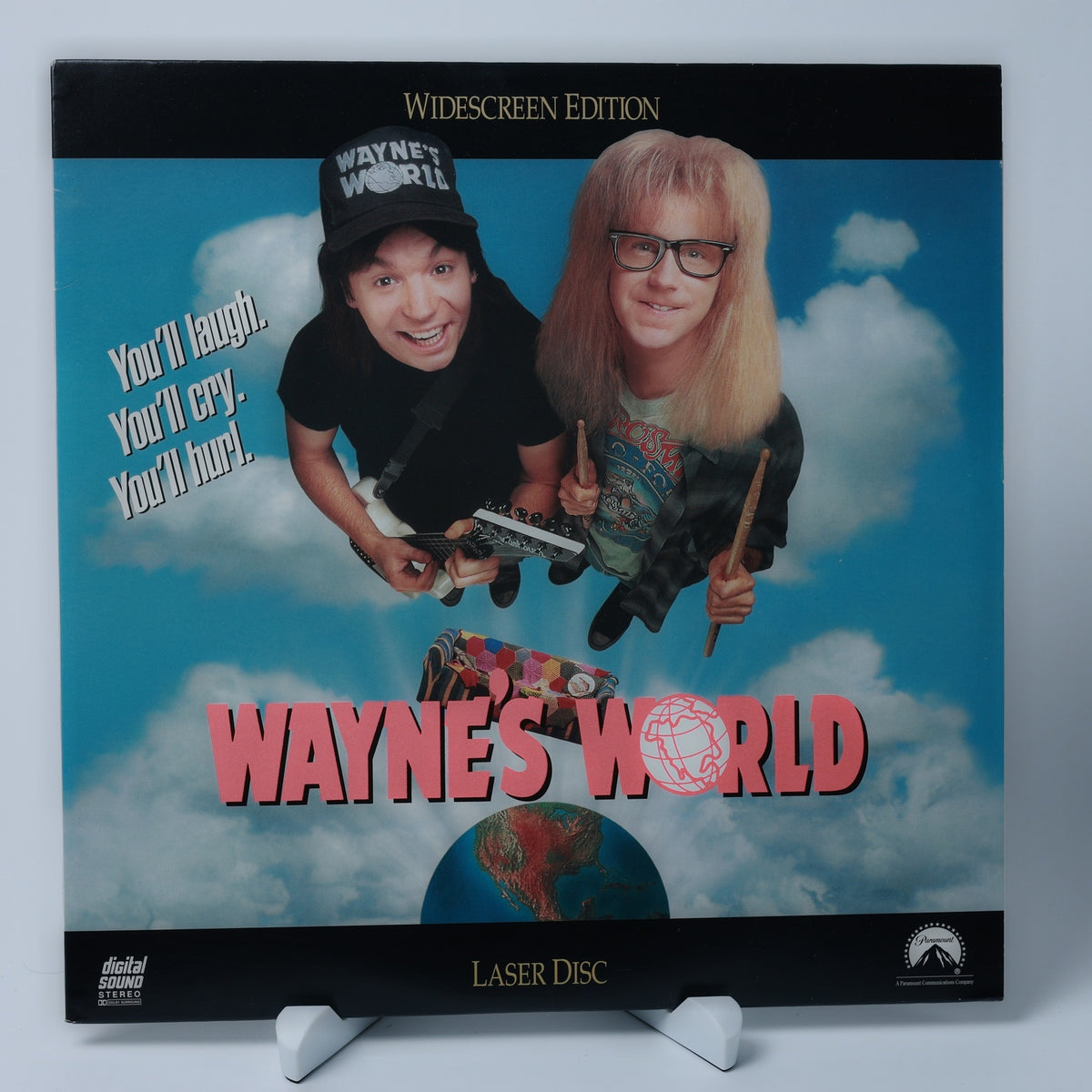 Wayne's World - 1992 - Widescreen Edition - Paramount LaserDisc - Zustand Gut
