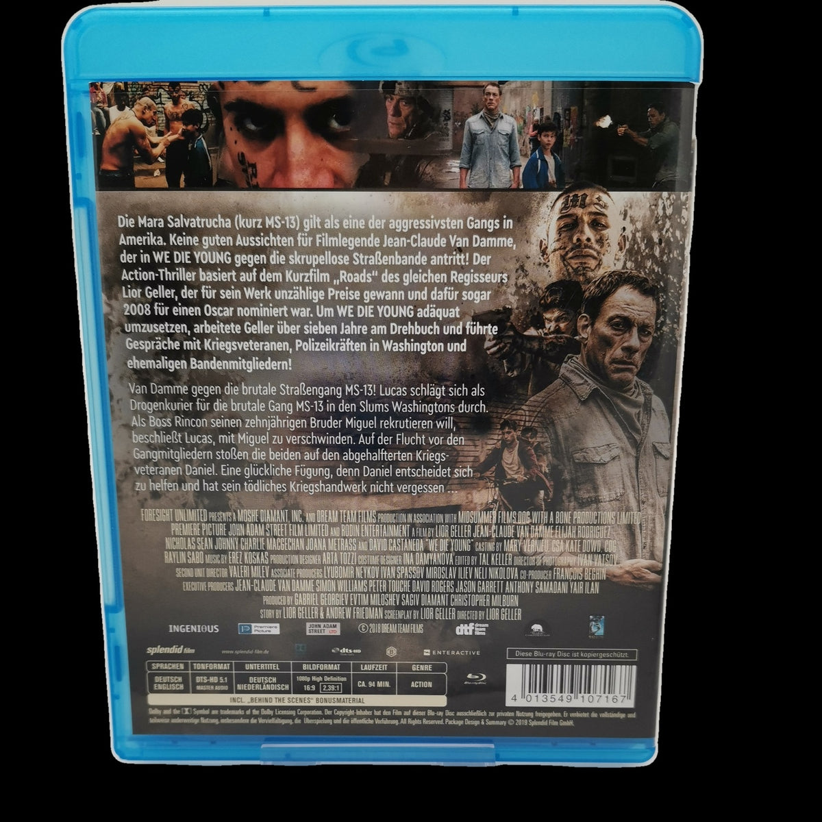 We Die Young - Jean-Claude Van Damme - Action - Blu-Ray - Kampfkunst - Sehr gut