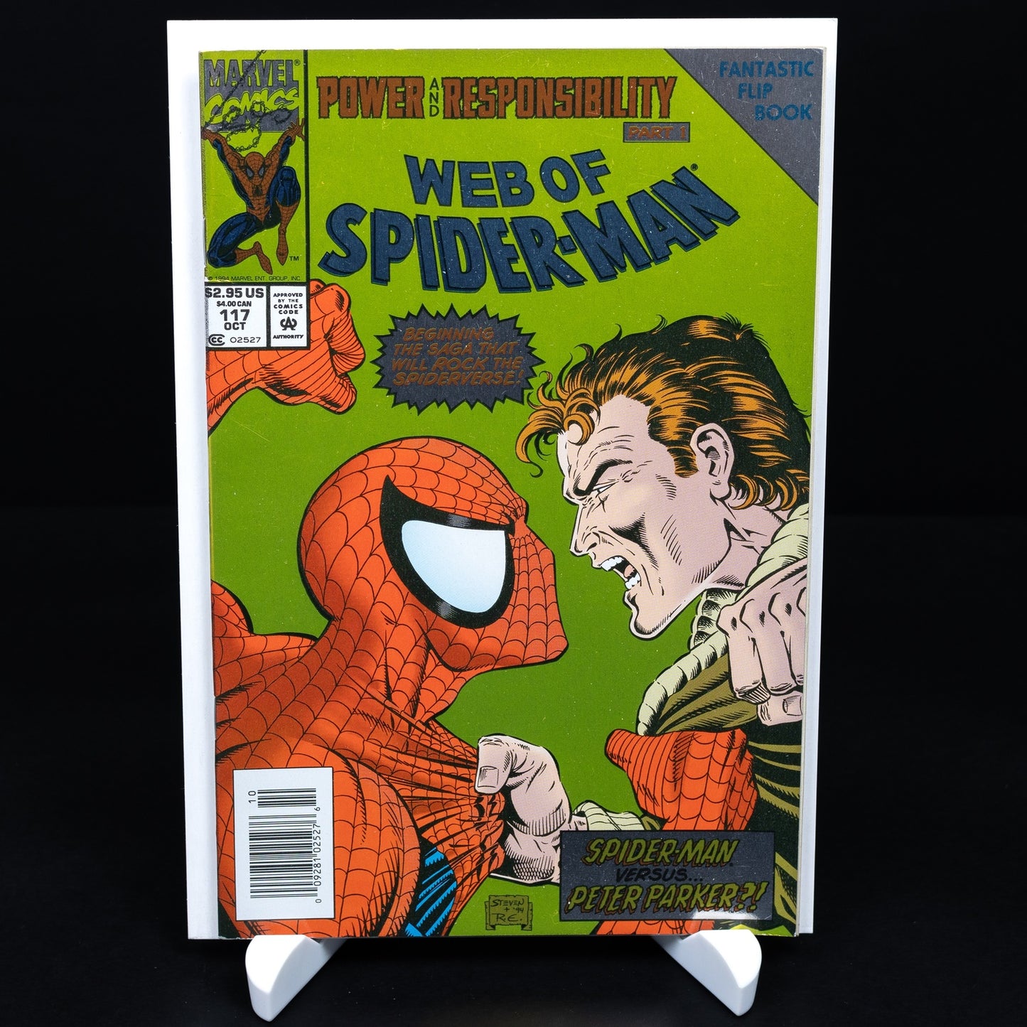 Web of Spider-Man - #117 - FOIL COVER - Flip Book - 1994 - Englisch - Z0-1