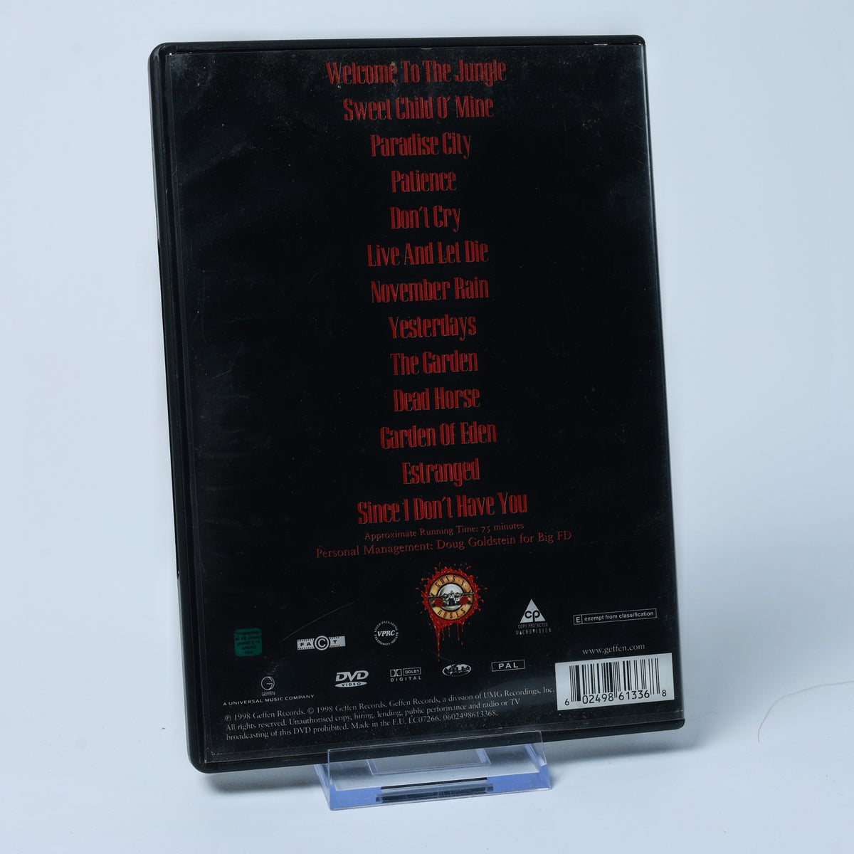 Welcome to the Videos - Guns N' Roses - DVD - 1998 - 75 Minuten - Zustand Gut