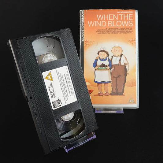 When the Wind Blows - VHS - UK Import - David Bowie - Roger Waters - CBS FOX
