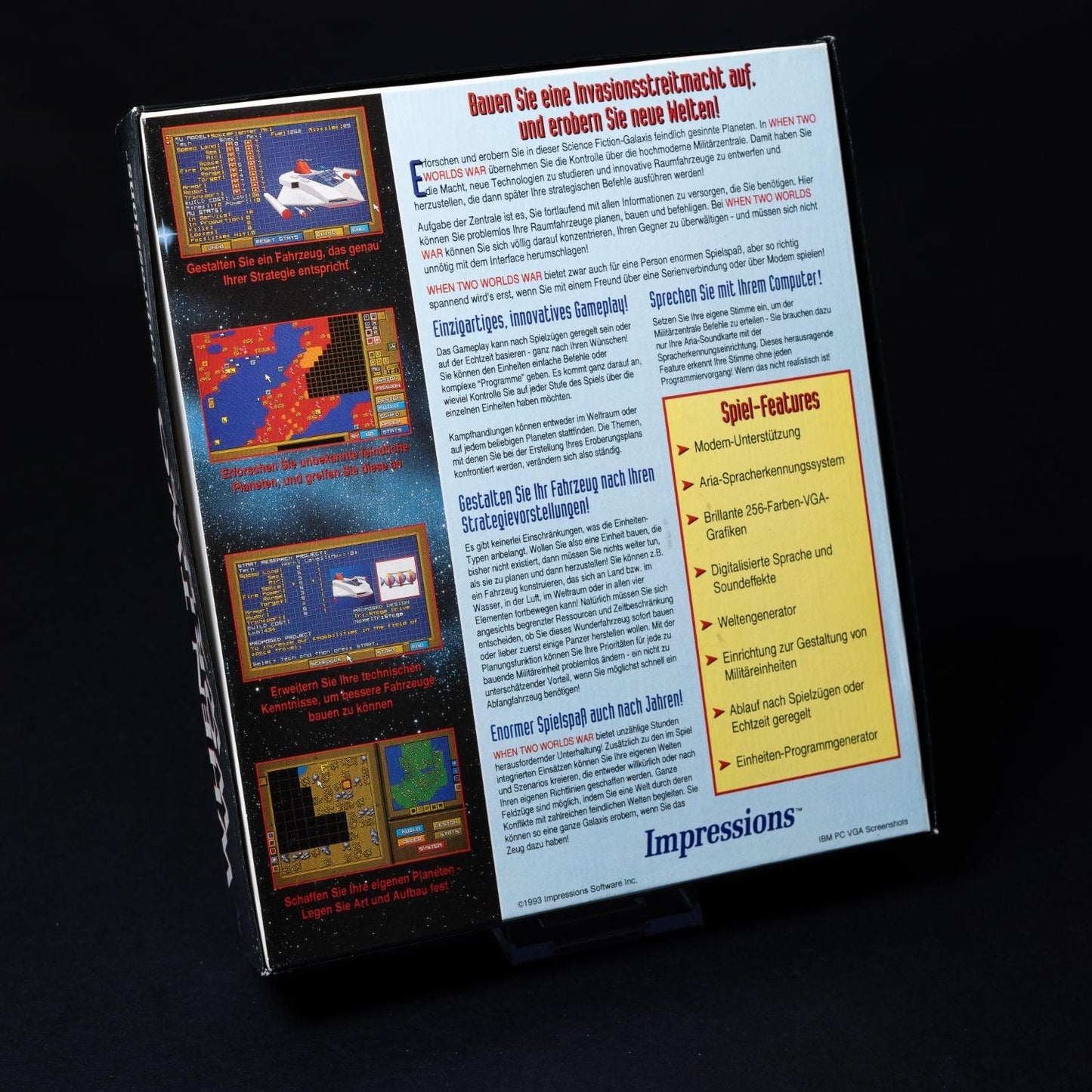 When Two Worlds War (W2WW) - PC IBM MS-DOS Spiel - Big Box CiB - Sammlerzustand