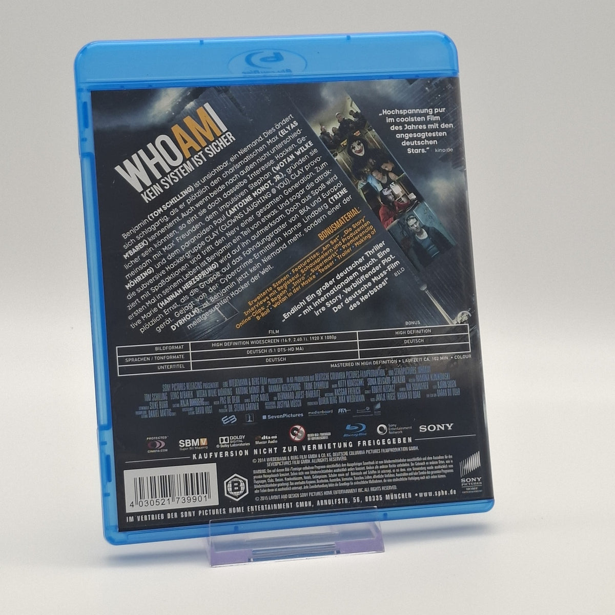 Who am I - Kein System Ist Sicher - Blu-Ray - Film - Zustand Sehr Gut