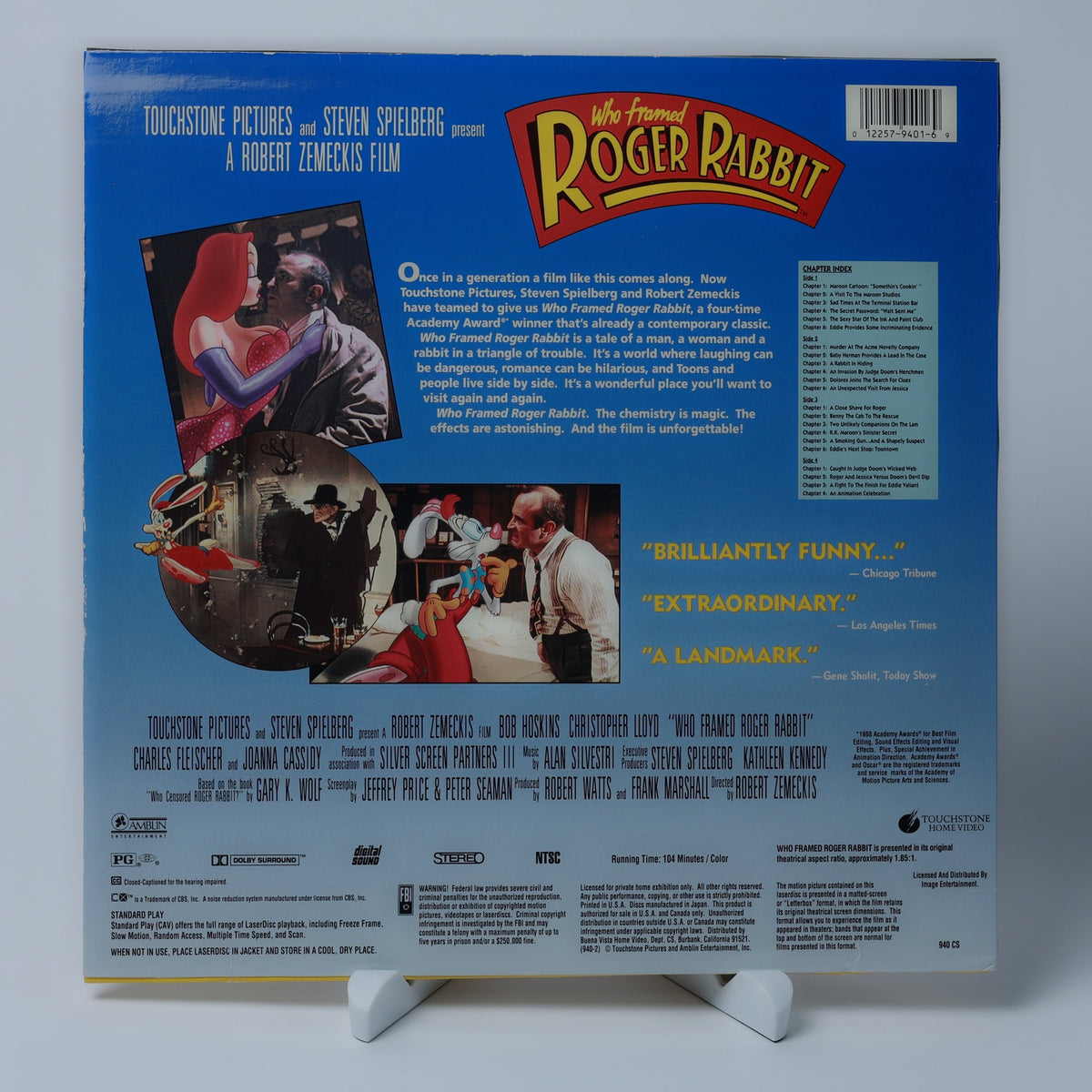 Who Framed Roger Rabbit - Widescreen - 1988 - LaserDisc - Zustand Sehr Gut