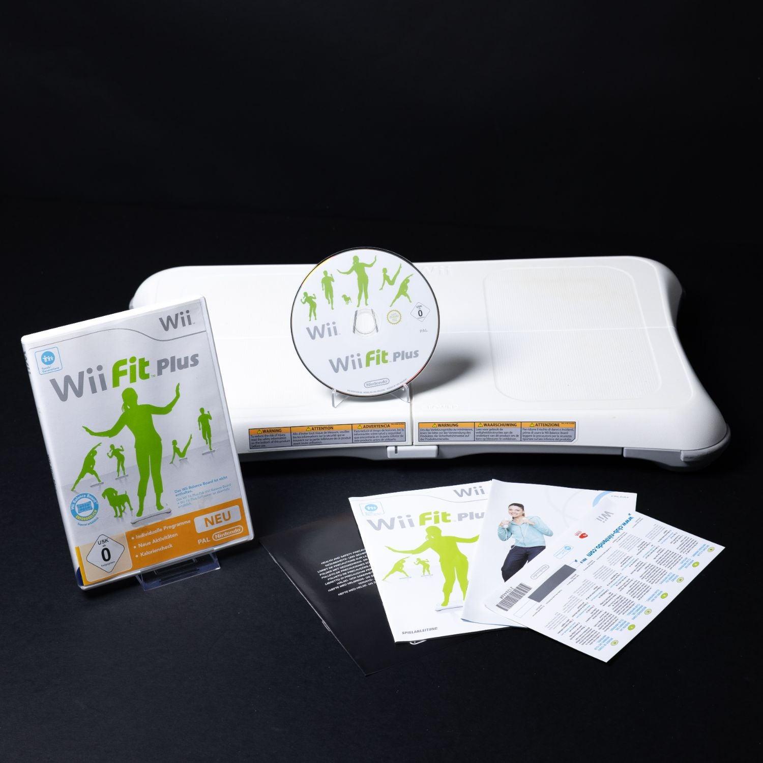 wii-fit-plus-nintendo-wii-fitness-spiel-mit-balance-board-zustand-sehr-gut-1 - Utopia Collectibles