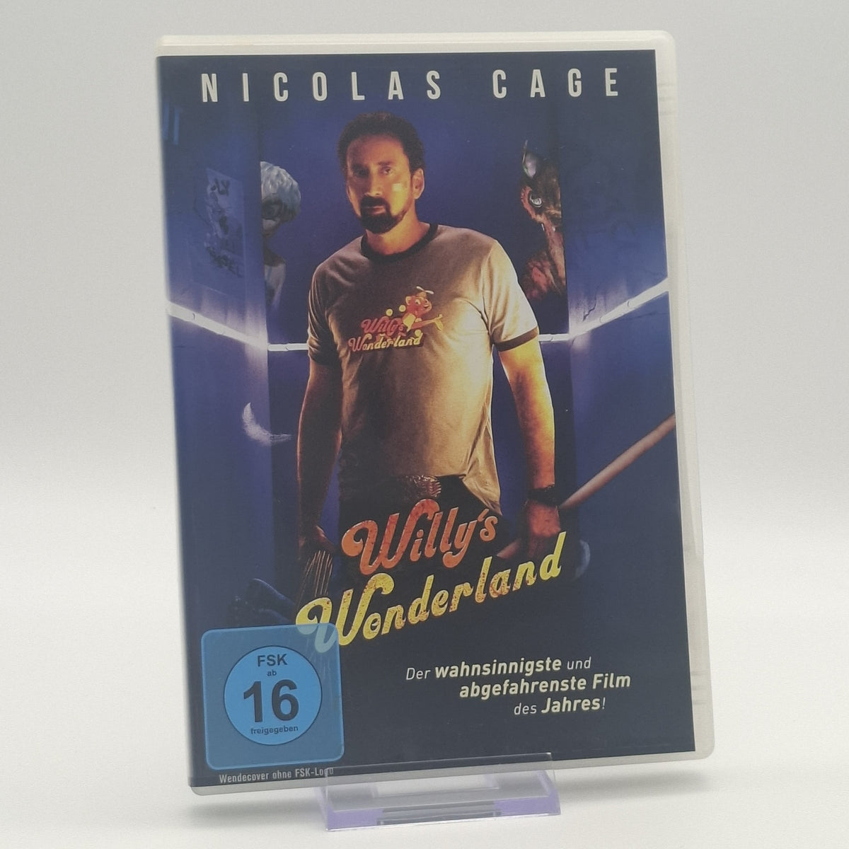 Willy's Wonderland - Nicolas Cage - 2021 - Wendecover - DVD - Film - Zustand Gut