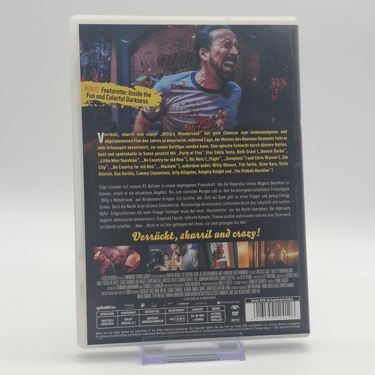 Willy's Wonderland - Nicolas Cage - 2021 - Wendecover - DVD - Film - Zustand Gut