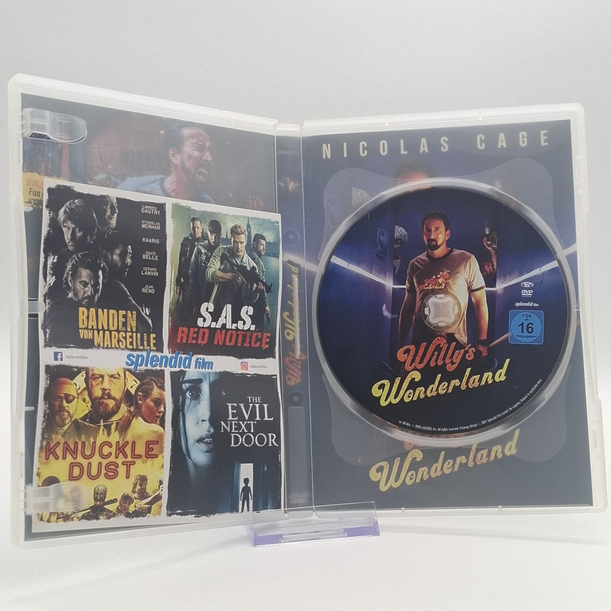 Willy's Wonderland - Nicolas Cage - 2021 - Wendecover - DVD - Film - Zustand Gut