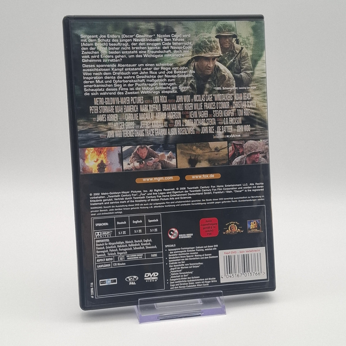 Windtalkers - Ungekürzte Original-Kinofassung - DVD - Film - Zustand Sehr Gut