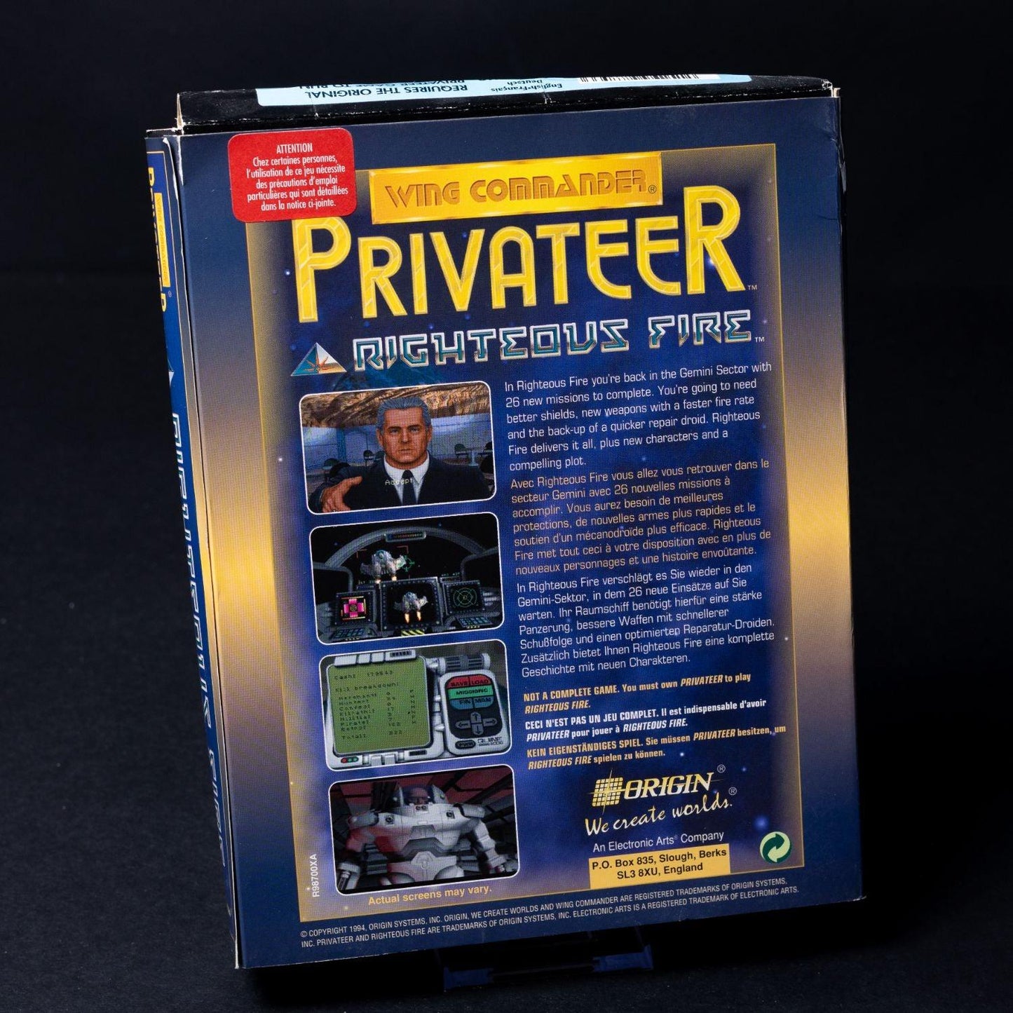 wing-commander-privateer-righteous-fire-pc-ms-dos-big-box-cib-komplett-3 - Utopia Collectibles