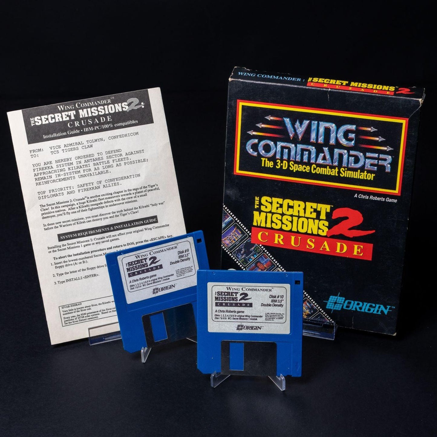 wing-commander-the-secret-missions-2-pc-ibm-ms-dos-big-box-cib-zustand-gut-1 - Utopia Collectibles