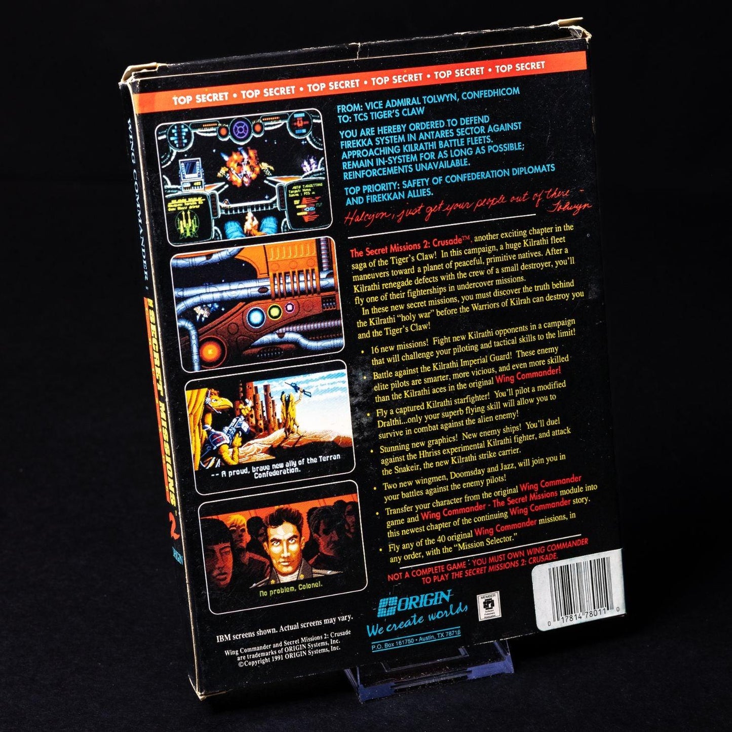 wing-commander-the-secret-missions-2-pc-ibm-ms-dos-big-box-cib-zustand-gut-3 - Utopia Collectibles