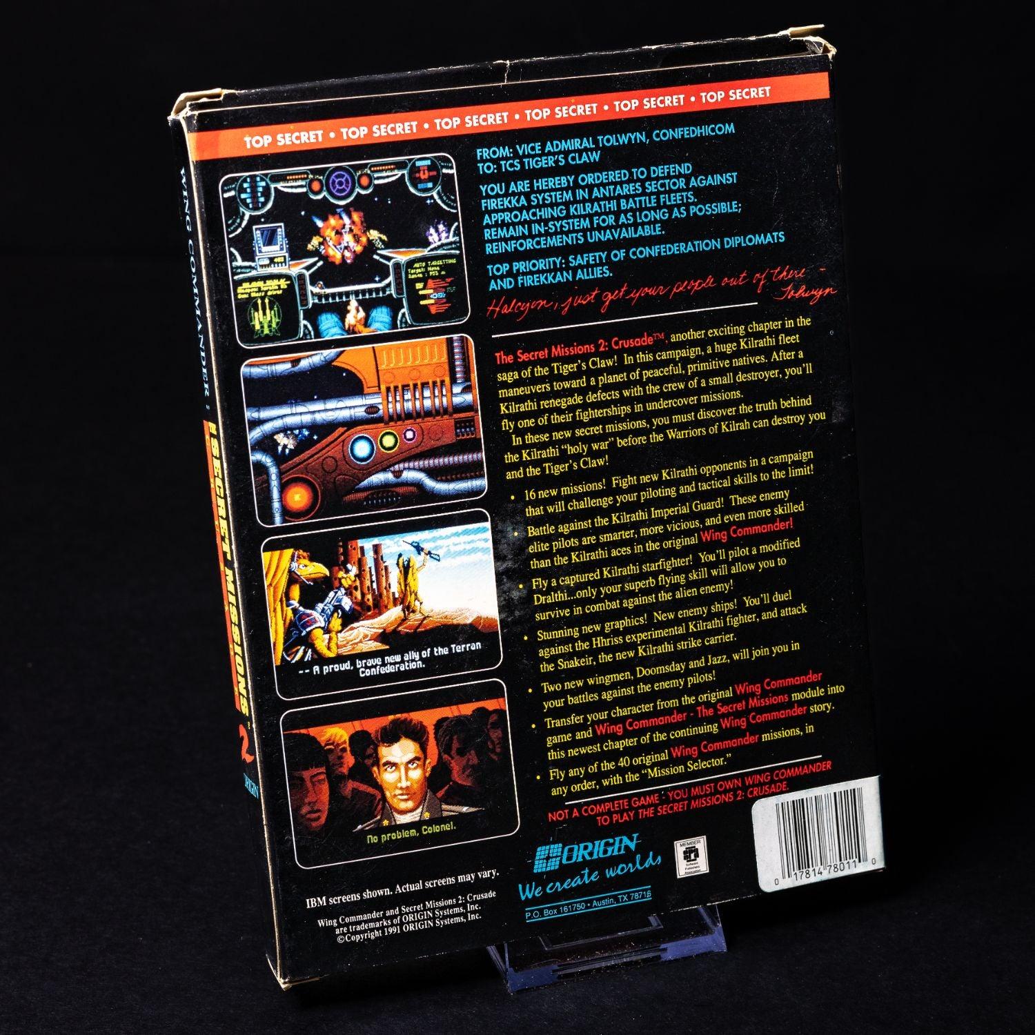 wing-commander-the-secret-missions-2-pc-ibm-ms-dos-big-box-cib-zustand-gut-3 - Utopia Collectibles