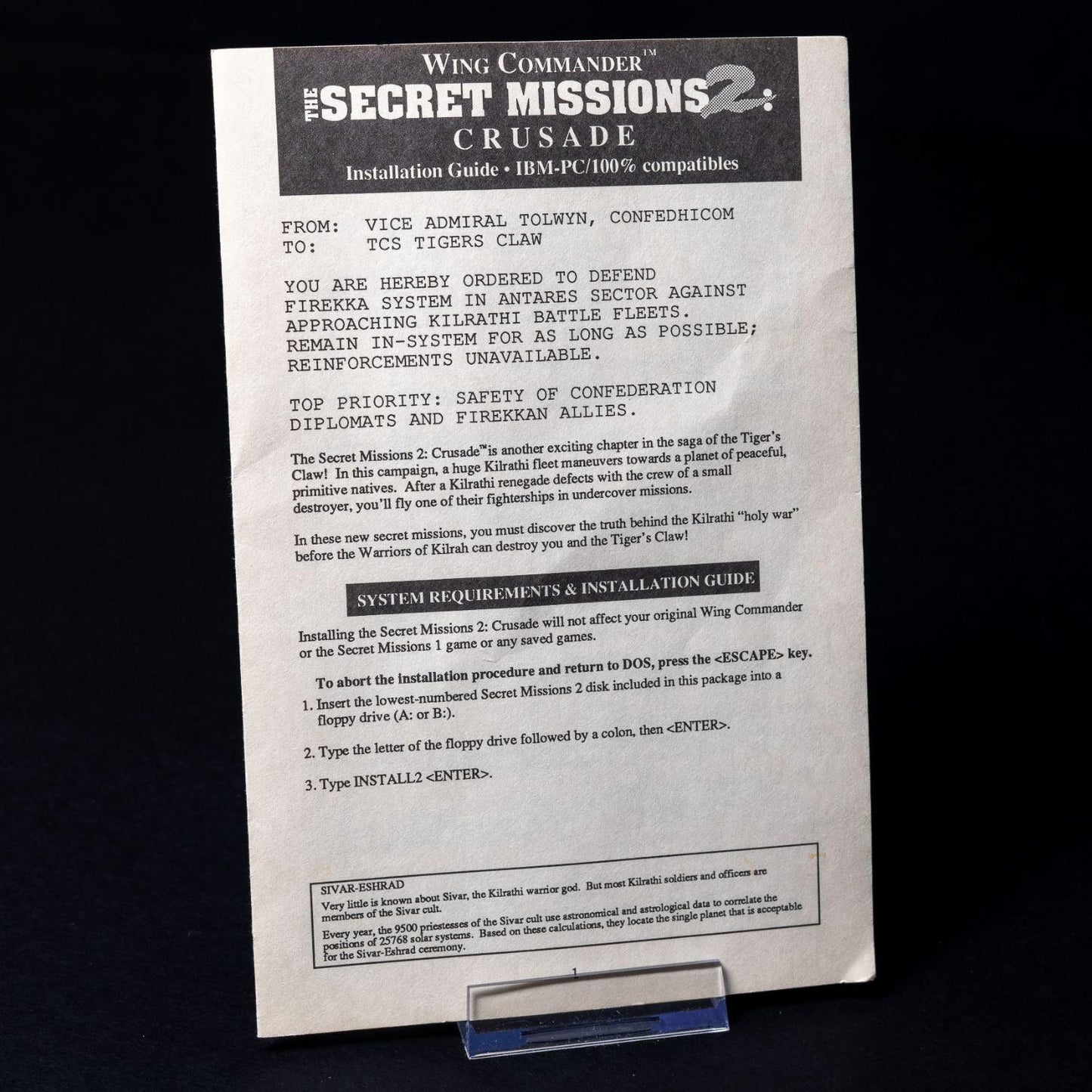 wing-commander-the-secret-missions-2-pc-ibm-ms-dos-big-box-cib-zustand-gut-4_1 - Utopia Collectibles
