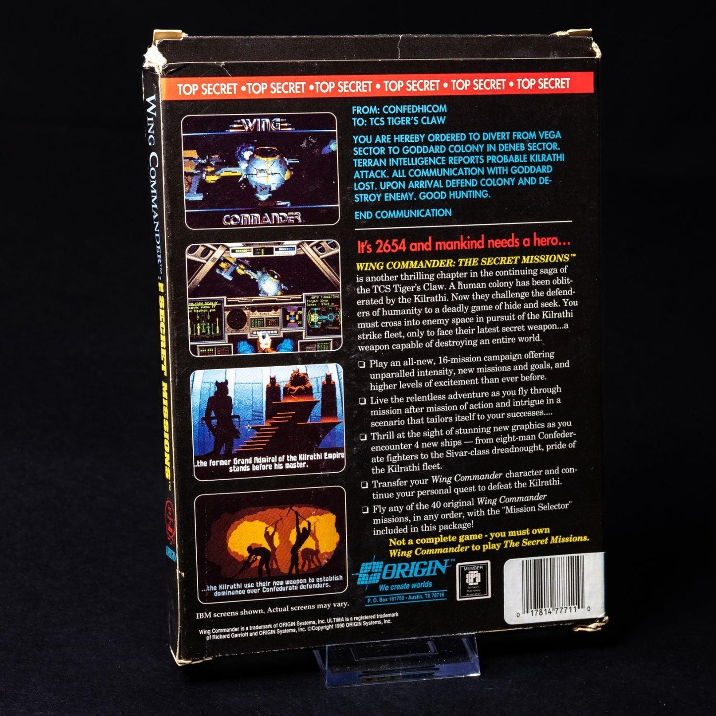 Wing Commander The Secret Missions - PC IBM / MS-DOS - Big Box CiB - Zustand Gut