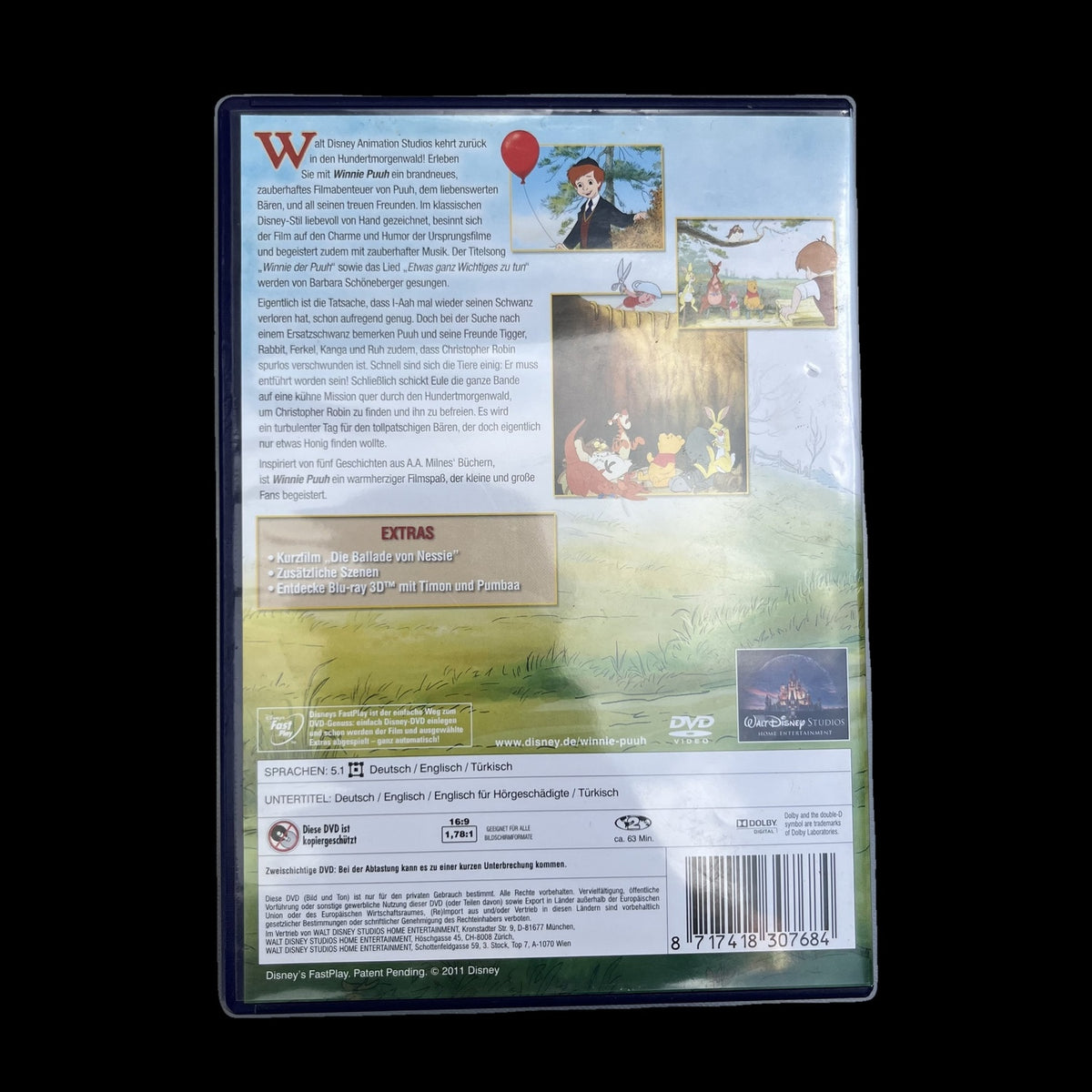 Winnie Puuh - Disney Klassiker - Kinder & Familie - DVD - Film - Gebraucht