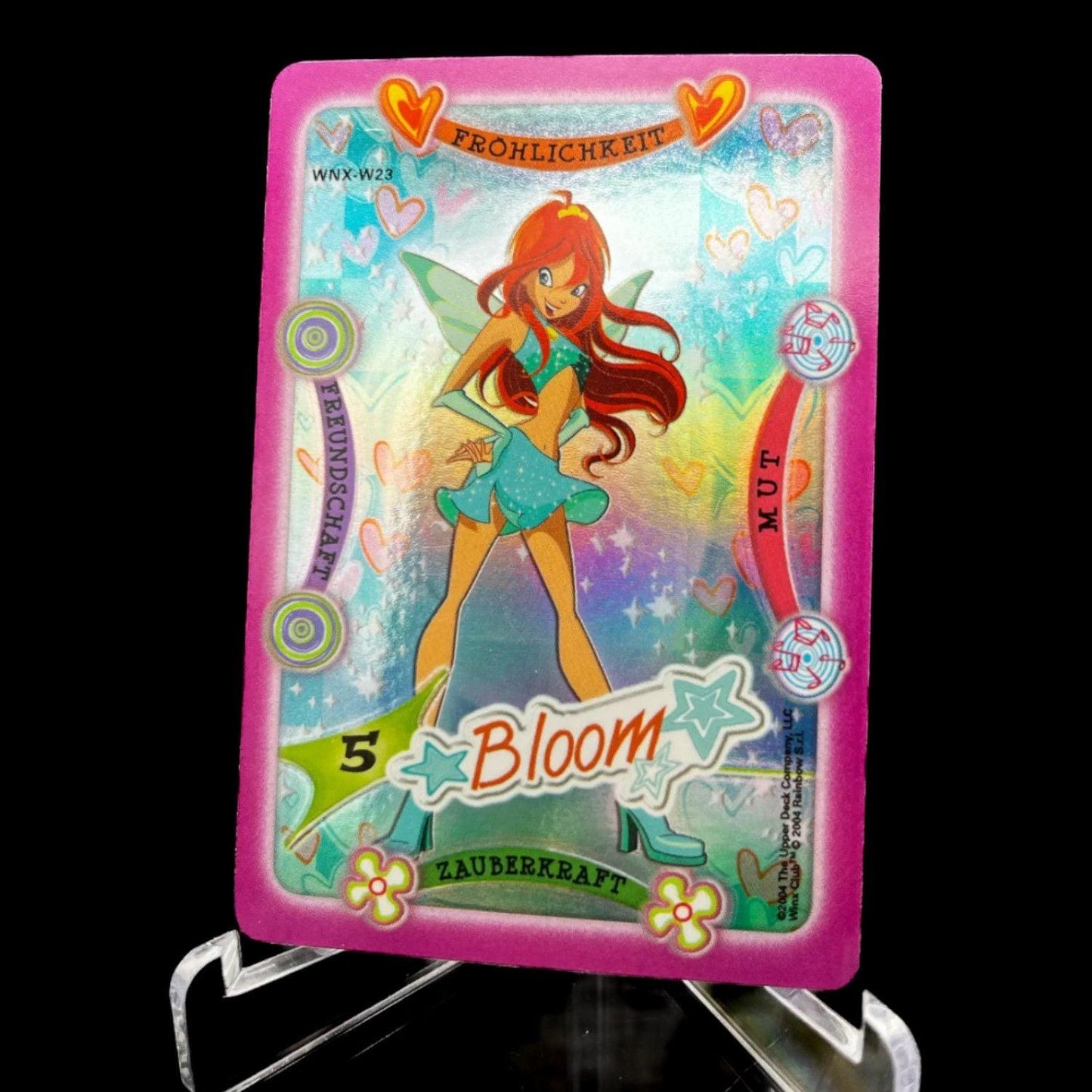 Winx Club - Collectible Game Cards - Bloom 5 - WNX-W23 - HOLO - Near Mint